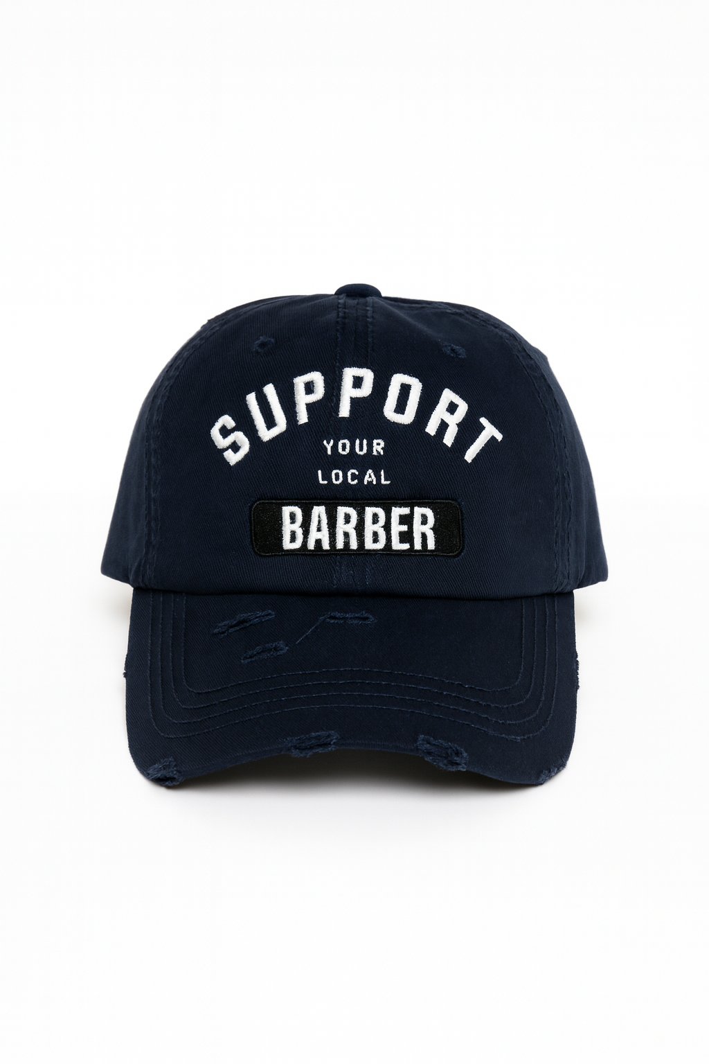 Support barber hat Navy