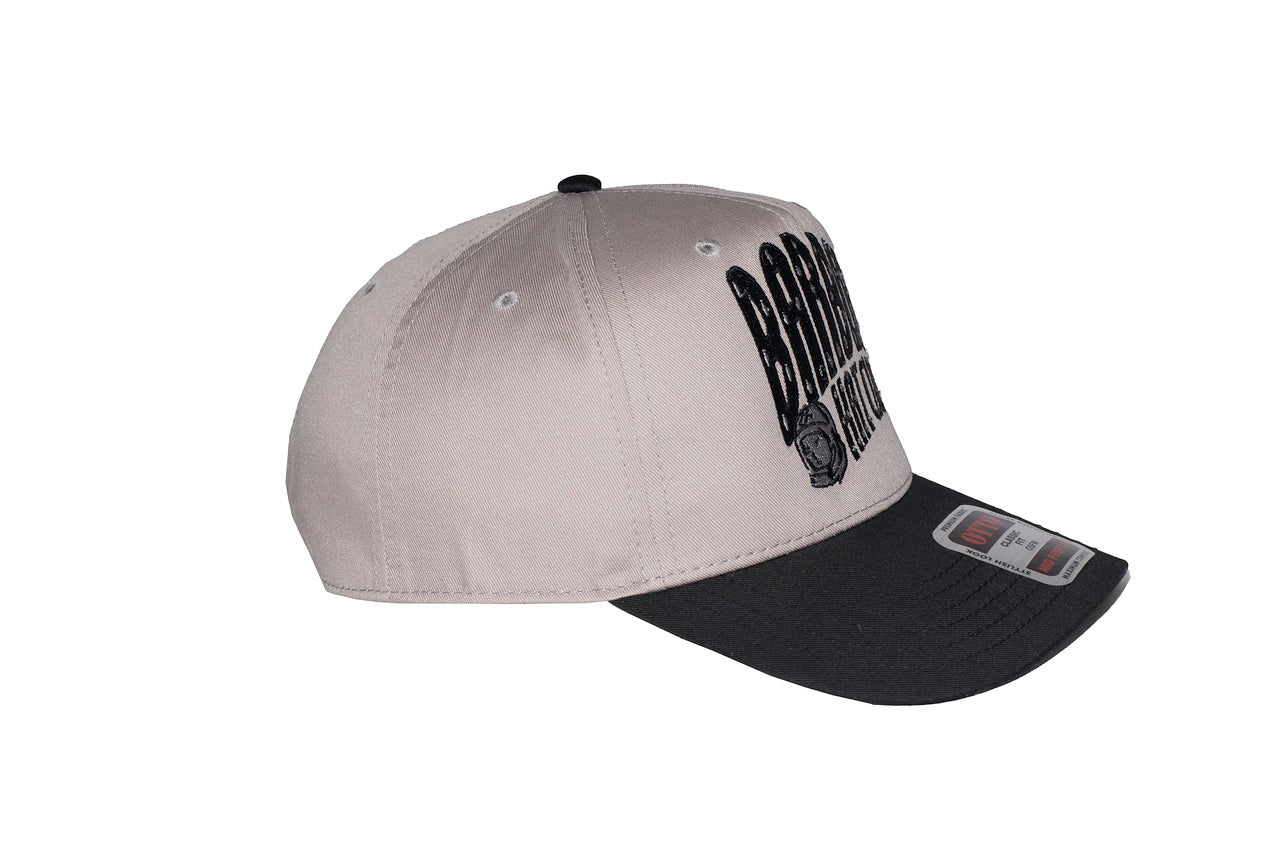 Barber hat club grey and black