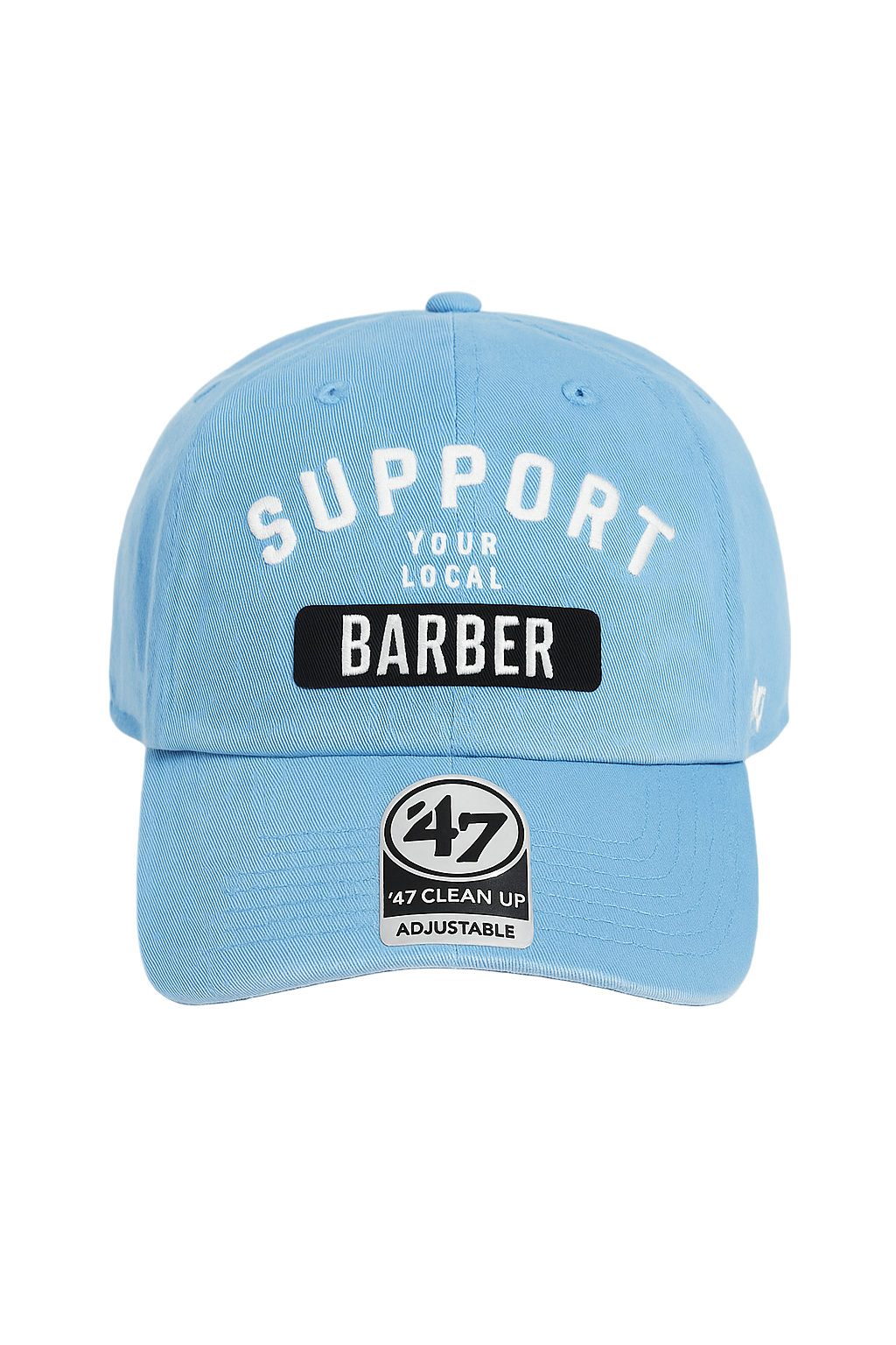 Support barber hat Babyblue