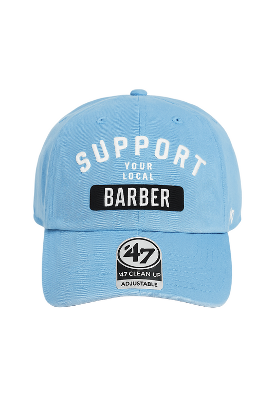 Support barber hat Babyblue