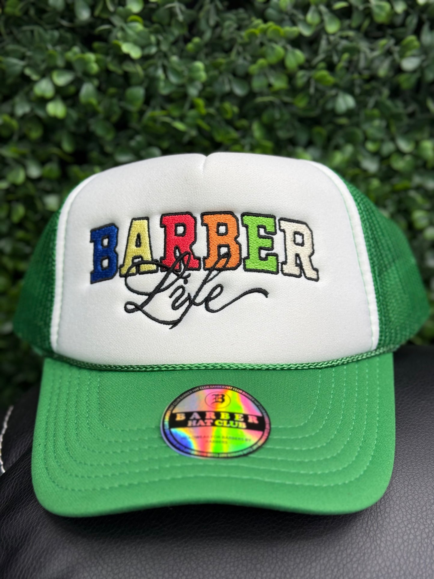 Barber life green