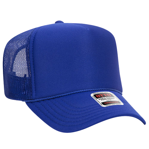 Customize Blank Blue Trucker Hat