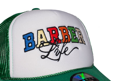 Barber life green