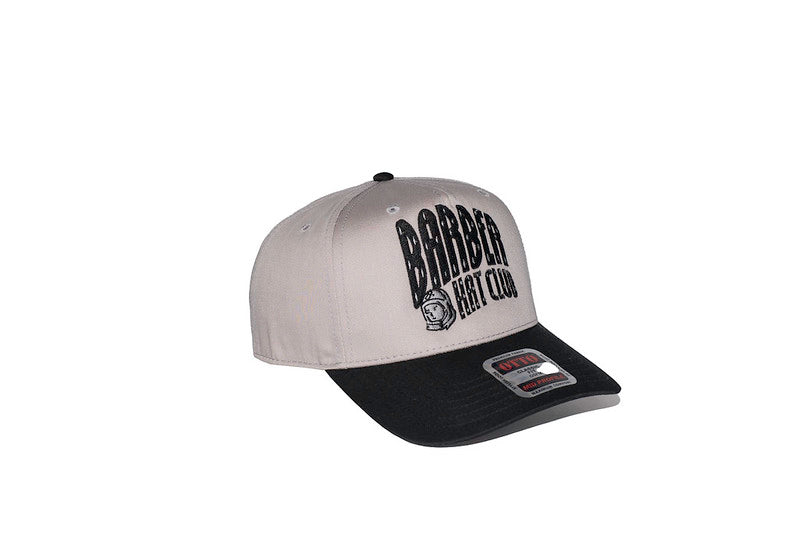 Barber hat club grey and black