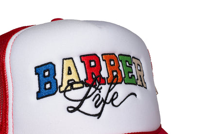 Barber life red