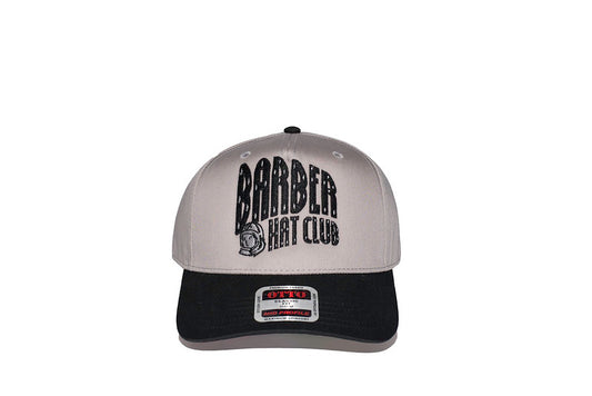 Barber hat club grey and black