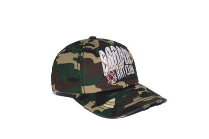 Camo barber hat club dad hat