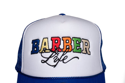 Barber life blue