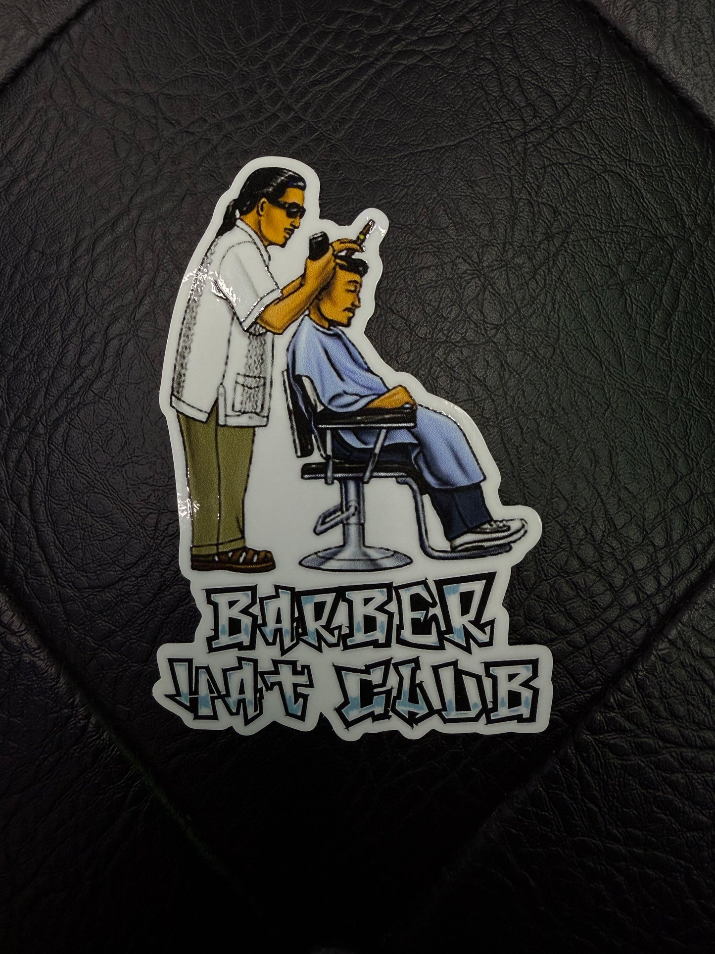 Homies barber sticker