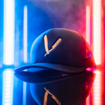 Gold Razor Trucker hat