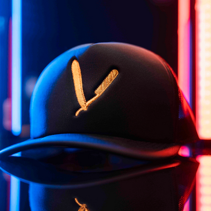 Gold Razor Trucker hat